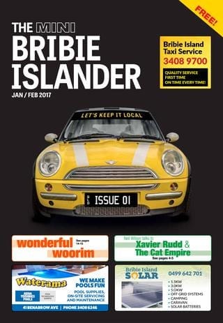 The Mini Bribie Islander Glossy Magazine – Jan/Feb 2017 Issue 1