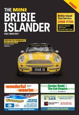 The Mini Bribie Islander Glossy Magazine – Feb/Mar 2017 Issue 2