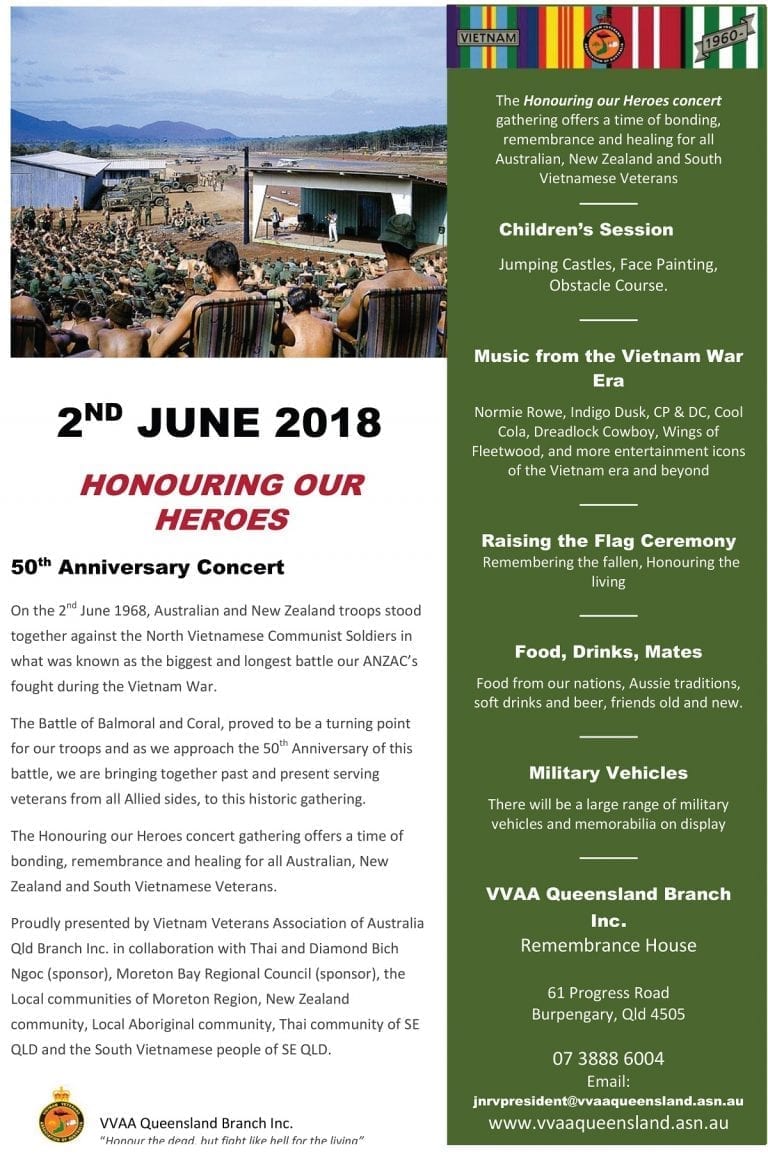 Honouring our heroes – 50th Anniversary Concert