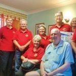 Shave for fundraising. Bribie Island RSL. Neighbourhood center.