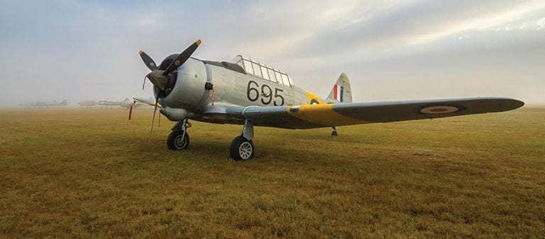 In the Air – WIRRAWAY 695
