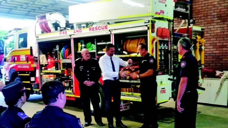 Bribie Island Fire Station receives new appliance