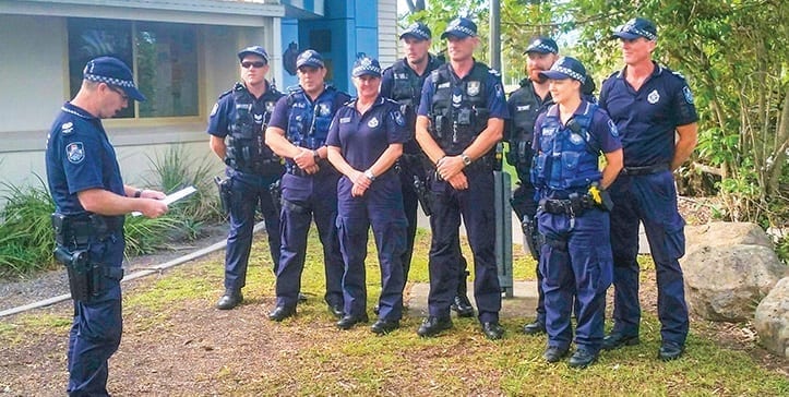The Bribie Island Police Force remembers