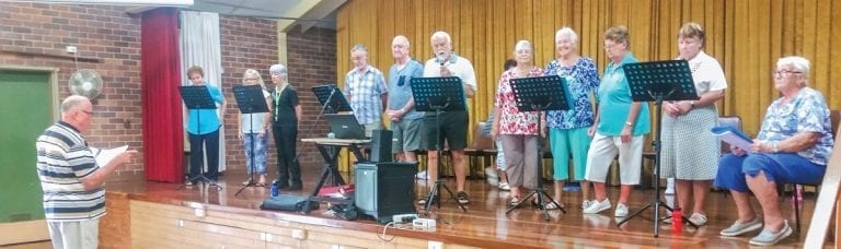 Golden Entertainers take to the stage at the Bribie Island Activities Centre