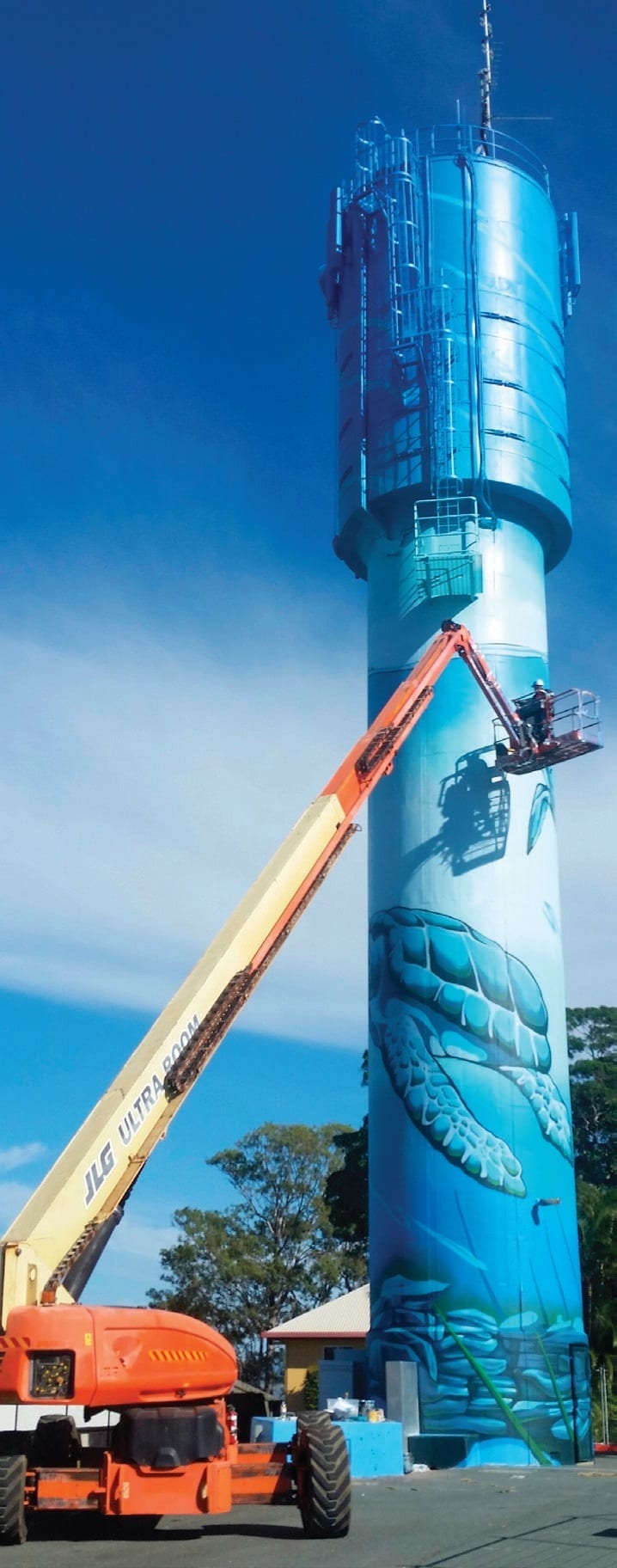 Woorim Water tower gets beautified through artwork