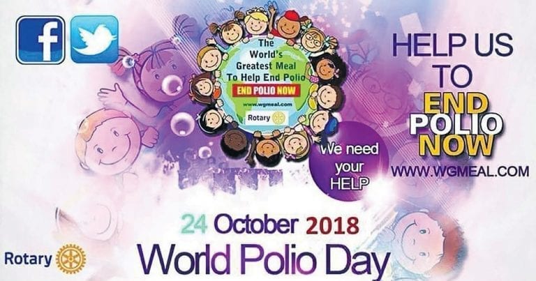 WORLD POLIO DAY 24 OCTOBER 2018