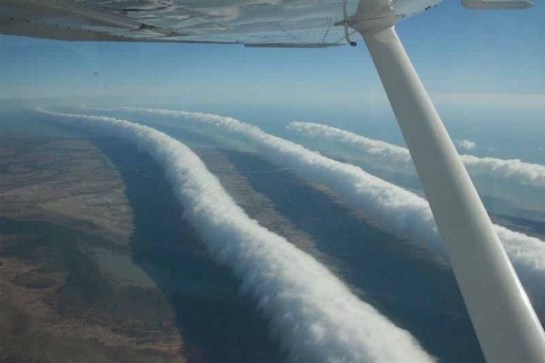 Strange roll cloud experienced on Bribie