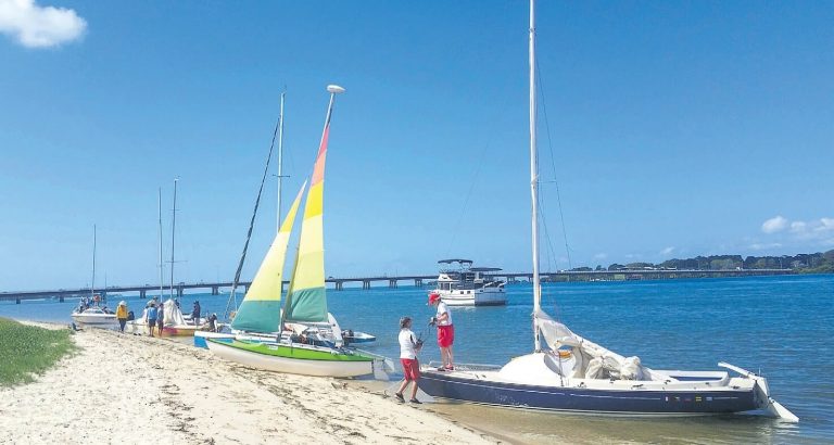 On the Water – with THE MAHALO OUTRIGGER CANOE CLUB, THE POLYNESIAN VA’A – ALO OUTRIGGER CANOE CLUB and THE BRIBIE ISLAND SAILING CLUB