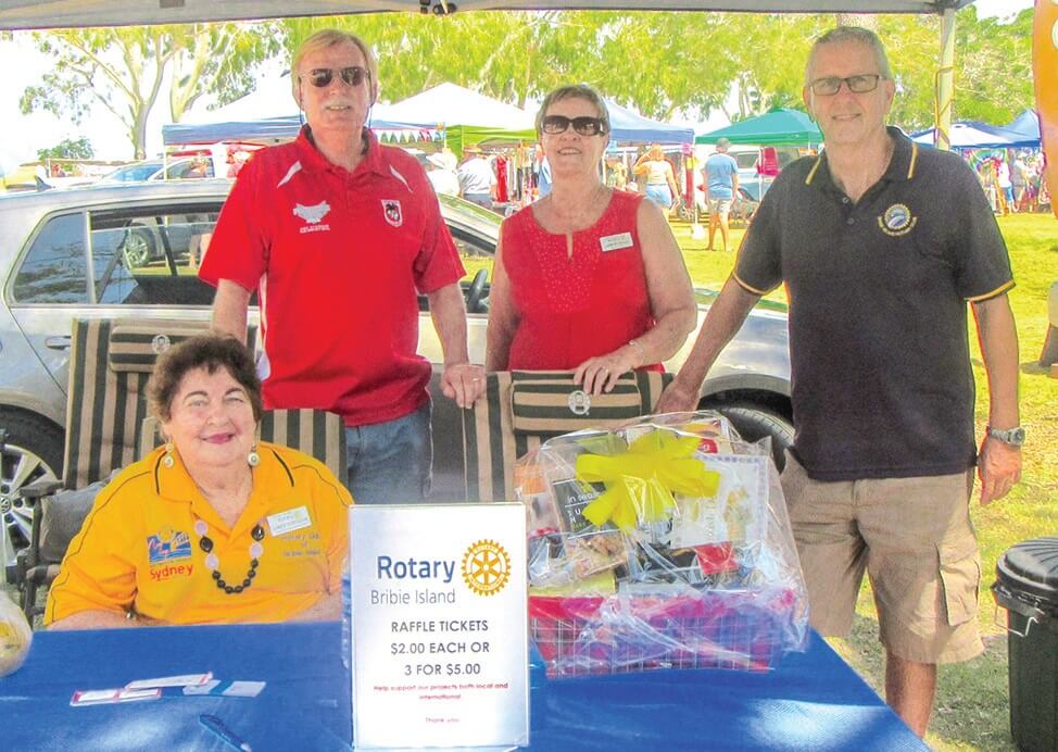 rotary fundraiser events bribie island markets