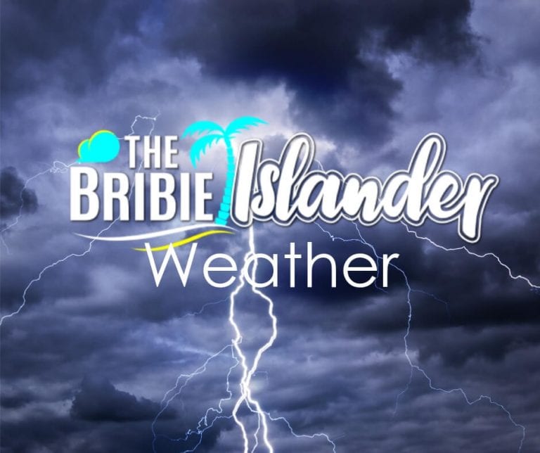Bribie Island Weather – Chance of thunderstorms tomorrow and Friday