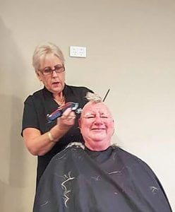 Bribie Island The great shave. cancer charity fundraiser. Cancer council