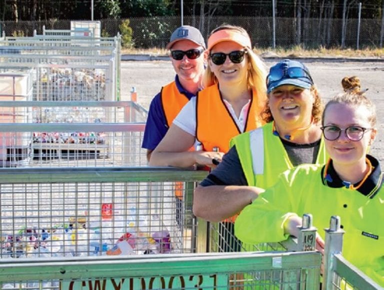 RECYCLING PLANT COMES TO BRIBIE