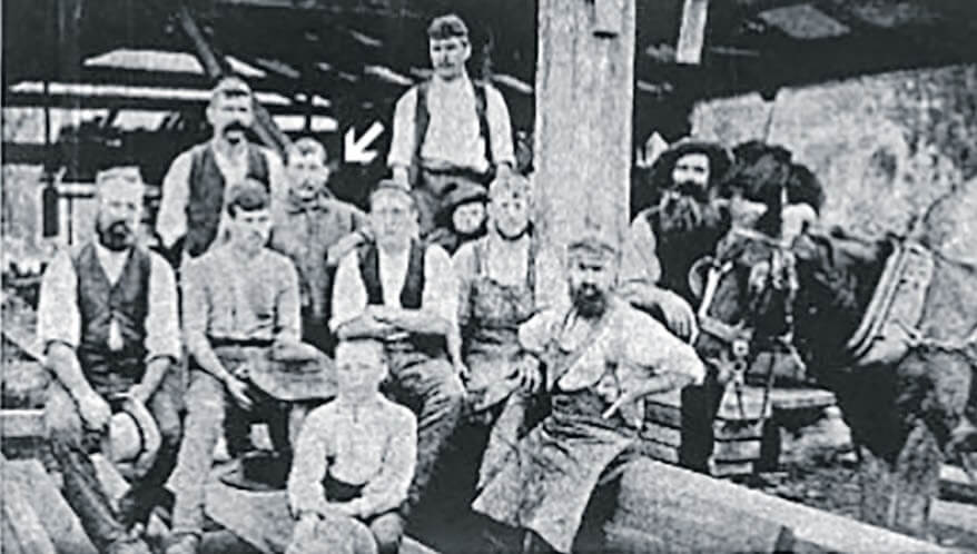 Timber Industry History. Bribie Island. Moreton Bay. Queensland. Australia-1
