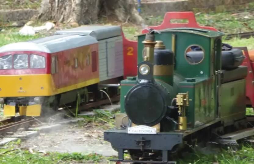 bribie island melsa park minature train rides