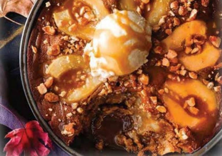 Sticky Pear Pudding With Caramel Sauce