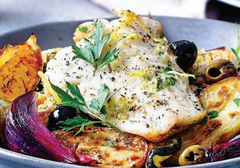 Cod with Lemon and Olives