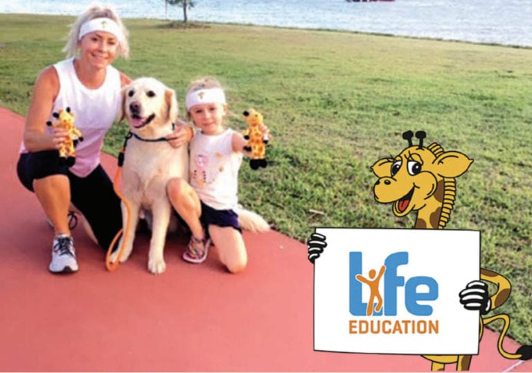 Kate and Lily Lace-up for the Healthy Harold Hundred