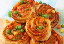 Vegie Pizza Roll Ups